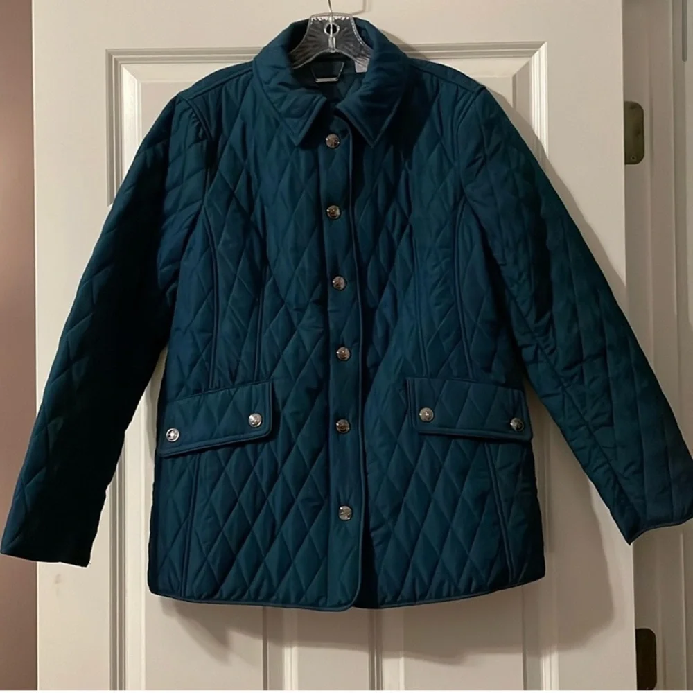 Chico’s Quilted Mid-Length Jacket - Picture 4 of 10